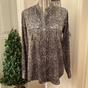 Vince Camuto snake print shirt